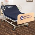 Medacure Standard Height Expandable Hospital Bed, Fully Electric with ProEx 48 Mattress MC-SLB48XCH1KA